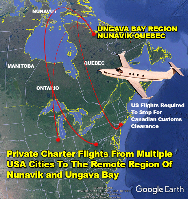 Direct Flights To Ungava Bay